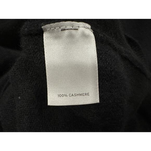 Halogen 100% Cashmere V Neck Pullover Sweater Black Oversized Sz 3X - Picture 5 of 6